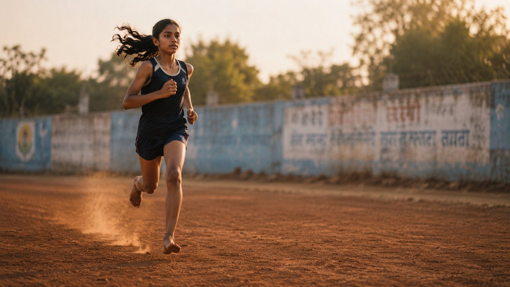 Young runner